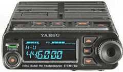 YAESU FTM-10R VHF/UHF FM TRANSCEIVER
